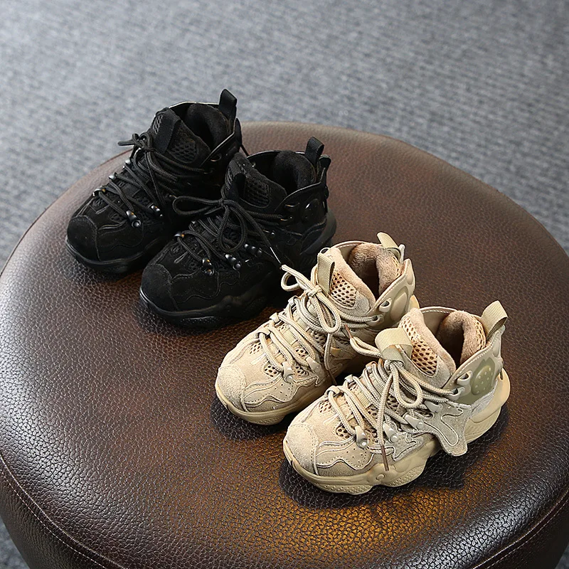 Весенние детские спортивные кроссовки Детские повседневные из натуральной кожи