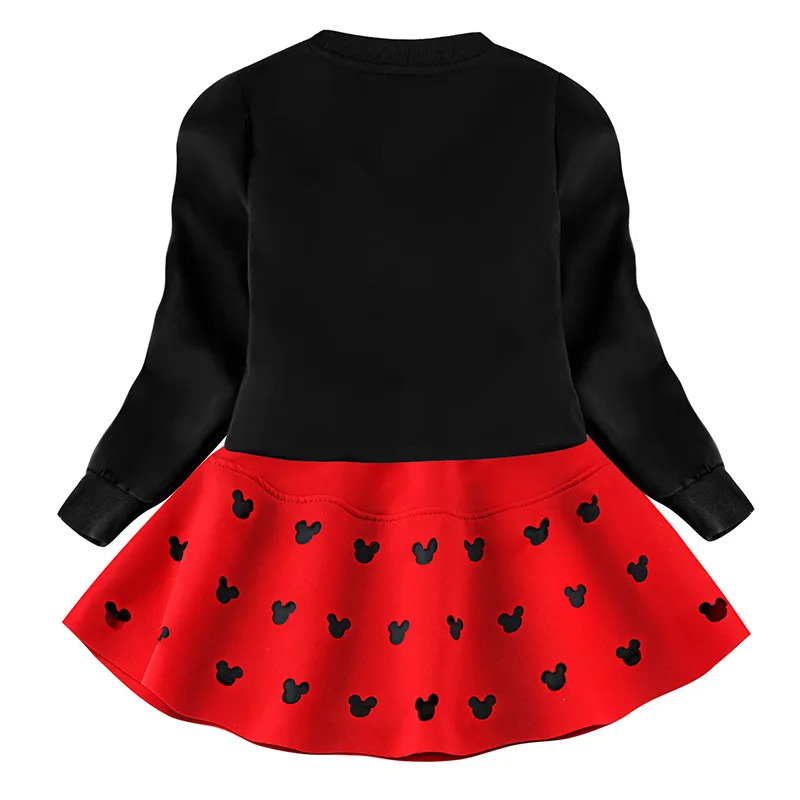 Комплекты одежды для девочек Новинка осени 2019 топ с бантом и Минни рубашка + юбка