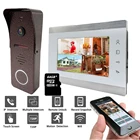 Видеодомофон Homefong, 7 дюймов, Wi-Fi, дверной звонок, Интерком, камера, широкий угол обнаружения движения, запись, объектив 2,3 мм