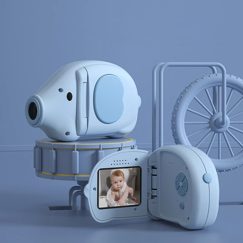 Симпатичная детская камера с 2-дюймовым сенсорным экраном цифровая принтер