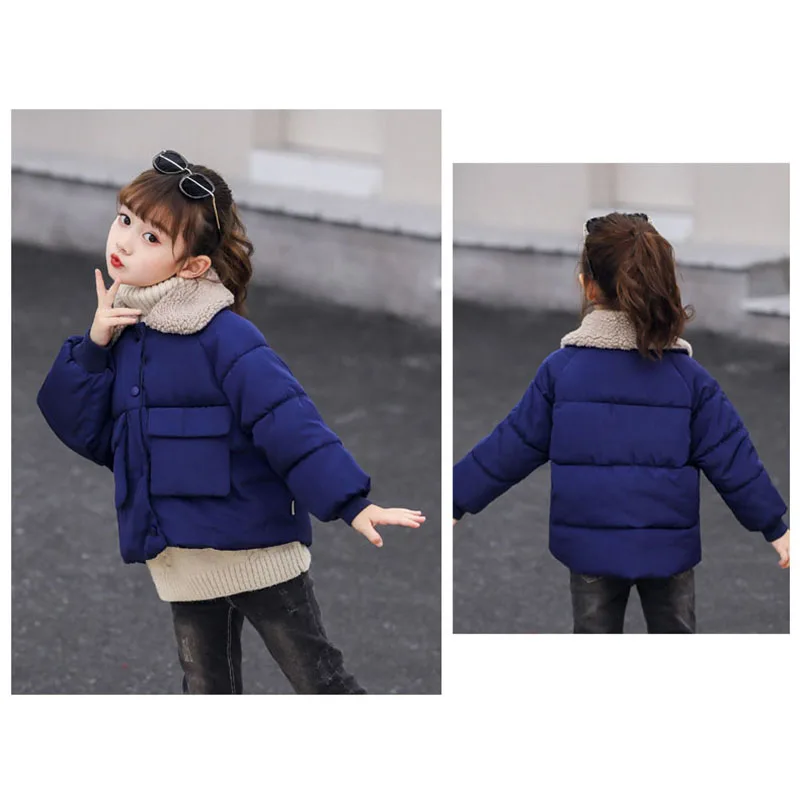 Winter Girls Jackets Fashion Thicken Outerwear for Kids Warm Coats Christmas Present |