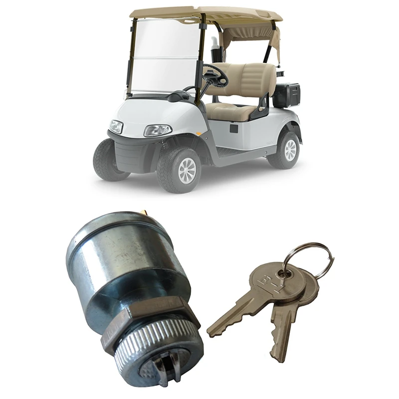 

Ignition Switch 2 Terminal 17421G1 for EZGO E-Z-GO Golf Car Key Switch