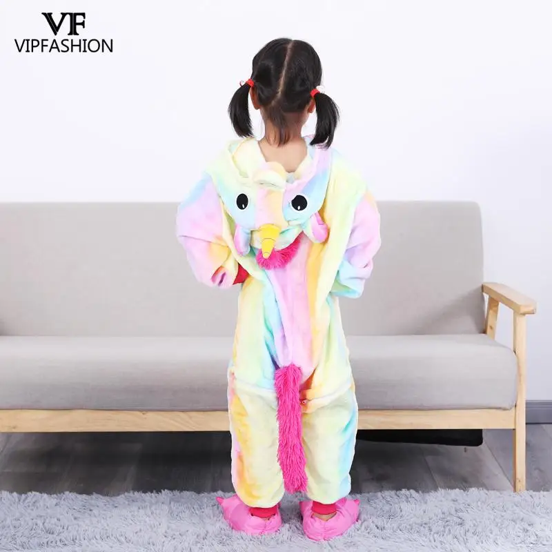 VIP Мода Лидер продаж костюм для маленьких мальчиков и девочек пижамы кигуруми в