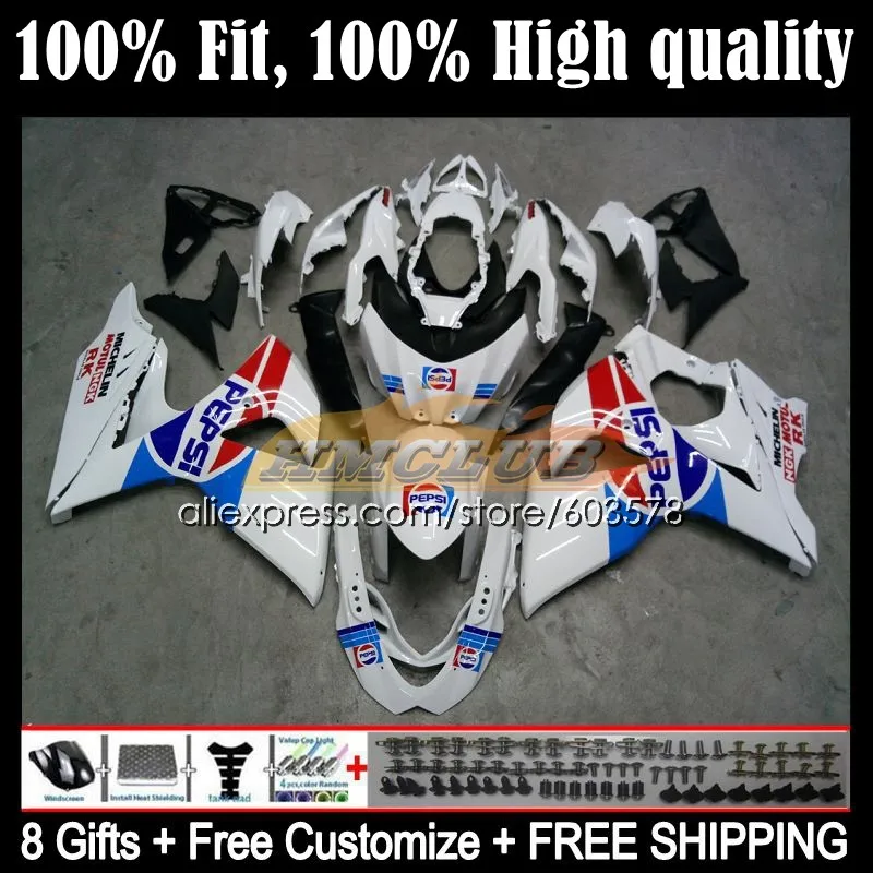 

Injection For SUZUKI GSXR1000 K9 GSXR-1000 09 10 11 12 13 14CL.125 GSXR 1000 2011 2012 2013 2014 2015 2016 Fairings repsol white