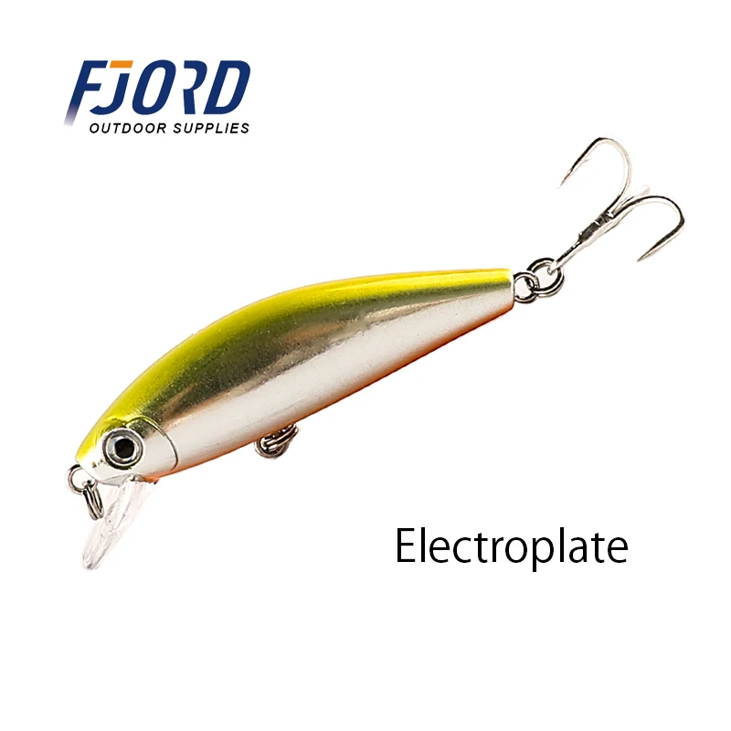 FJORD качественные 6 8 г 50 мм тонущие приманки Minnow воблеры Jackbait лазерные жесткие