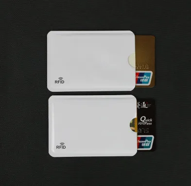 HJKL 6 шт. Rfid кошелек блокирующий замок держатель для банковских карт Id Чехол для банковских карт защита металлический кредитный NFC Держатель алюминий 6,3*9,1 см - Цвет: 6PCS Y