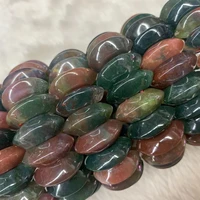 natural bloodstoneheliotrope stone beads bracelet natural gemstone bangle for woman for man wholesale