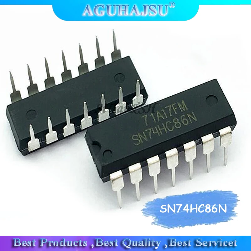 10 шт./лот SN74HC86N SN74HC86 DIP14 DIP 74HC86N 74HC86 Новый оригинал|Интегральные схемы| |
