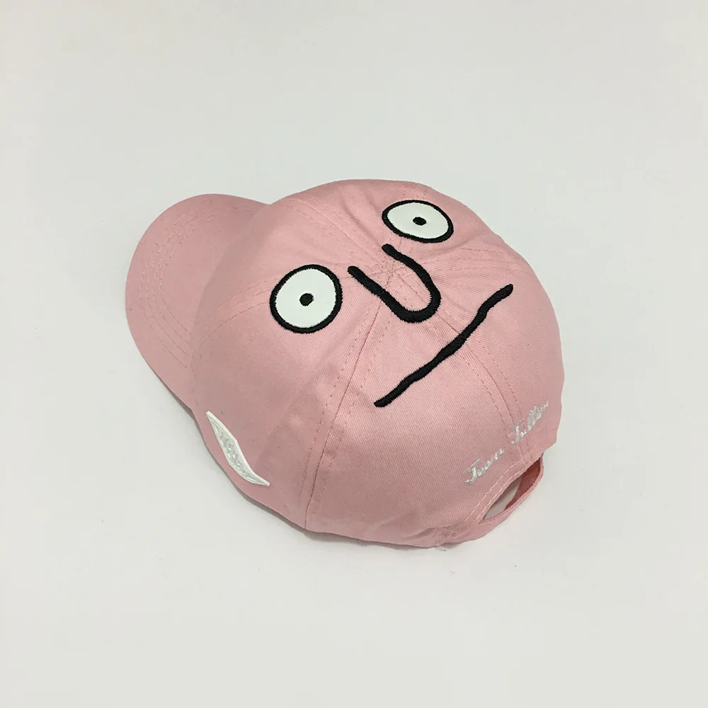 Забавная шапка для лица бейсболки женские мужские хип хоп кепка Подростковая