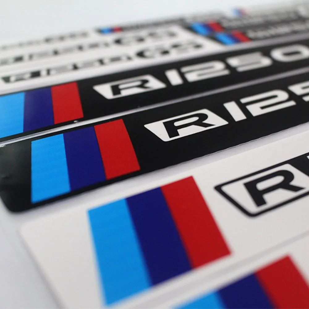 

For R1250GS r1250 gs Motorcycle body tail box stickers Beak Fender Decal Shock absorber Decal Reflective Waterproof
