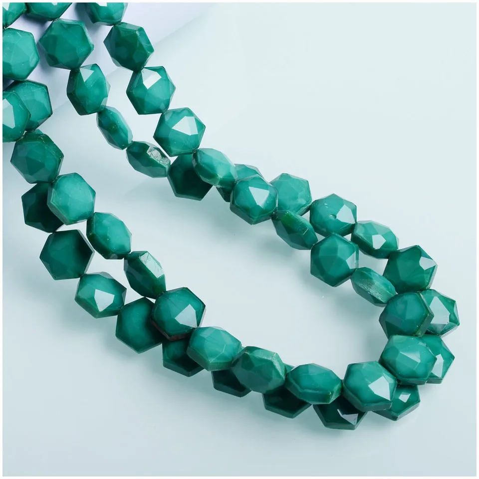Бусины шестигранной формы для изготовления ювелирных изделий аксессуары