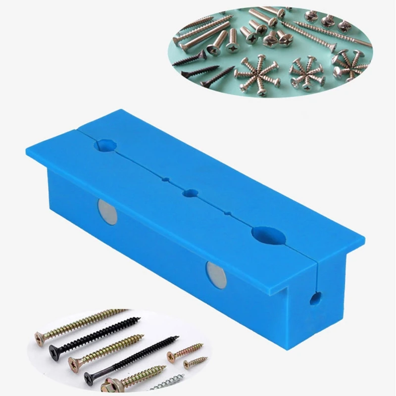 

7XEA Vise Soft Jaws / Vice Jaw Pads - Magnetic 5.5 Inch Length Multi-Groove Design Durable TPU Rubber Cover