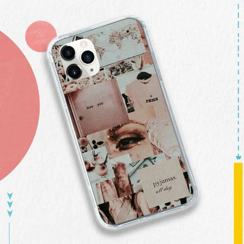 

Aesthetic Collage poster high quality Phone Case for iPhone 11 12 pro XS MAX 8 7 6 6S Plus X 5S SE 2020 XR