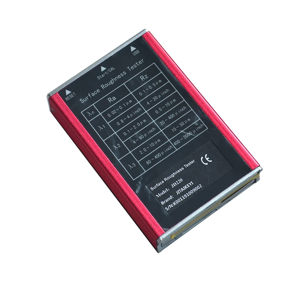 Портативный тестер шероховатости поверхности 0.001um цифровое оборудование для обнаружения Высокая точность Тестер шероховатости поверхности