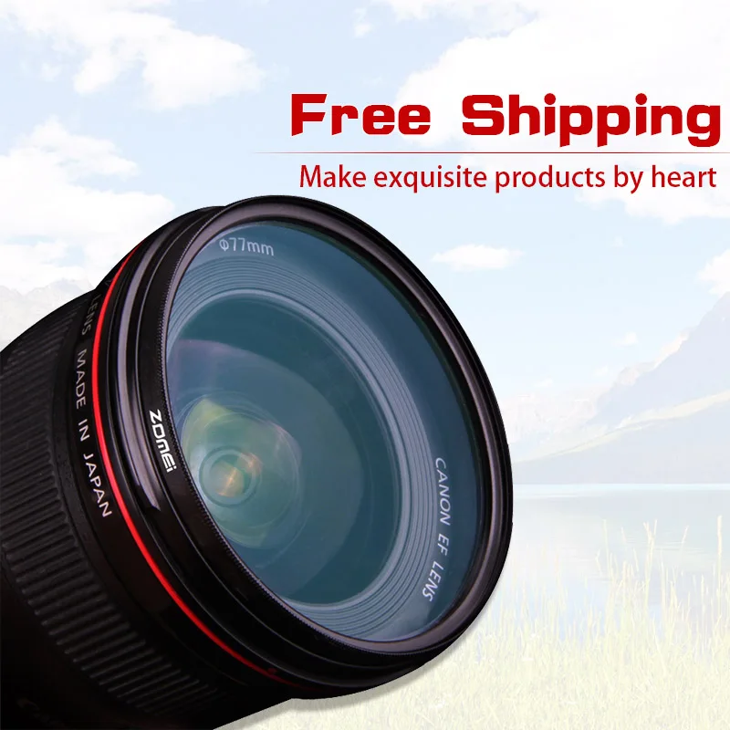 Круговой поляризационный фильтр Zomei 52 мм CPL для объектива камеры Canon Nikon Sony 40