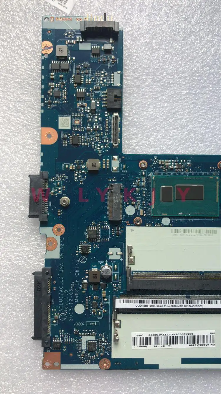 KTUXB Lenovo ACLU1/ACLU2 UMA NM-A272 материнская плата для ноутбука G40-70 Z40-70 ноутбук процессор i5