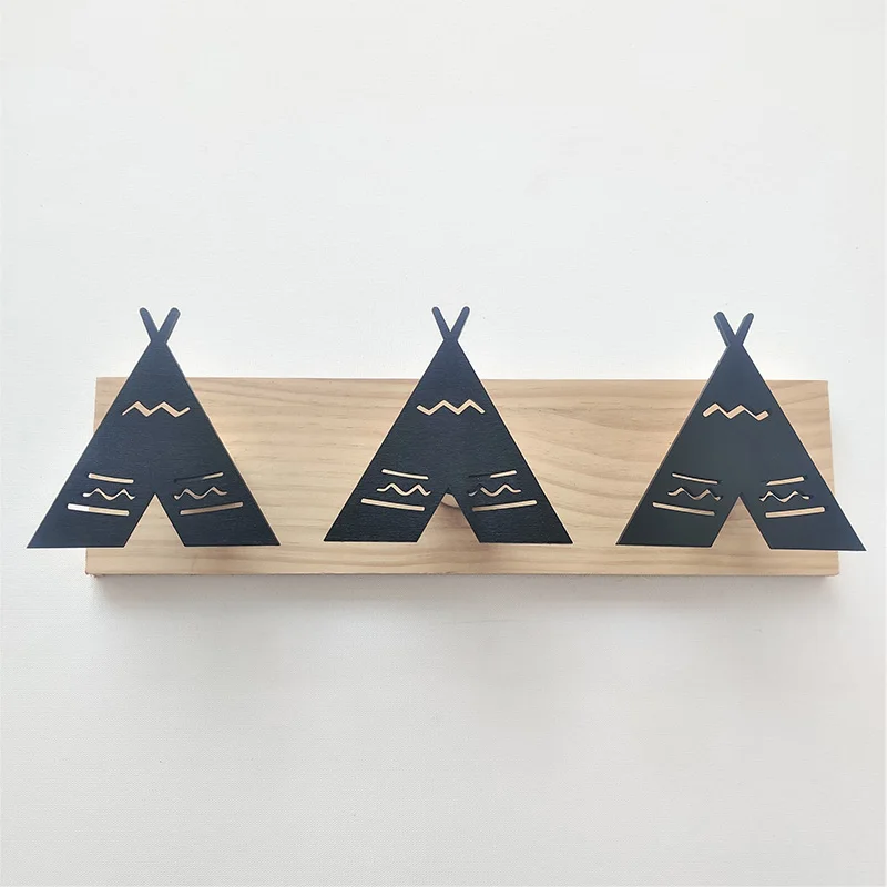

Wall Hanging Hook Children Coat Rack Room Decoration Girl Boy Cute Car Crown Hat Bag Hanger Children Room Decoration