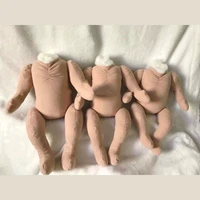 18inch 20inch 22 inch flesh multi panel cuddle body limbs are jointed and rotatable reborn baby doll accessories cloth body