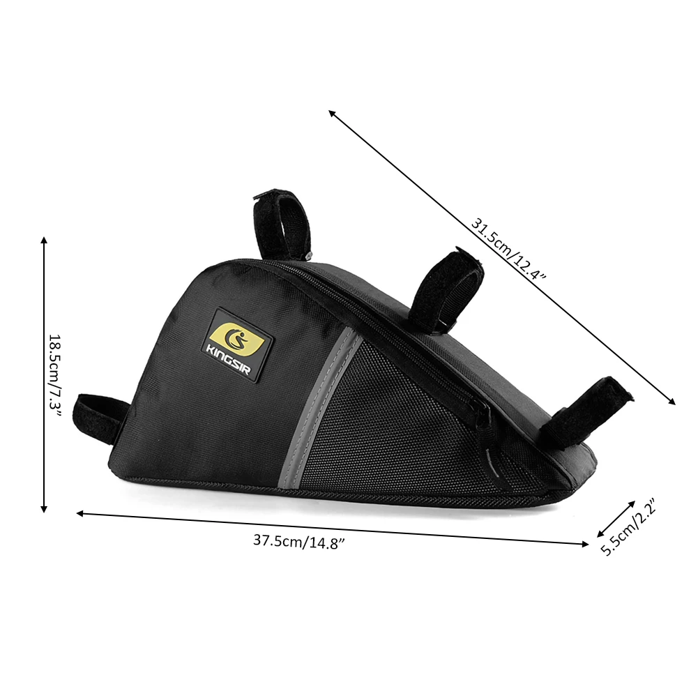

Waterproof Bike Triangle Bag For Bicycle Front Frame Bag Triangle Bag Mountain Road Bike Bicycle Front Tube Frame Bag