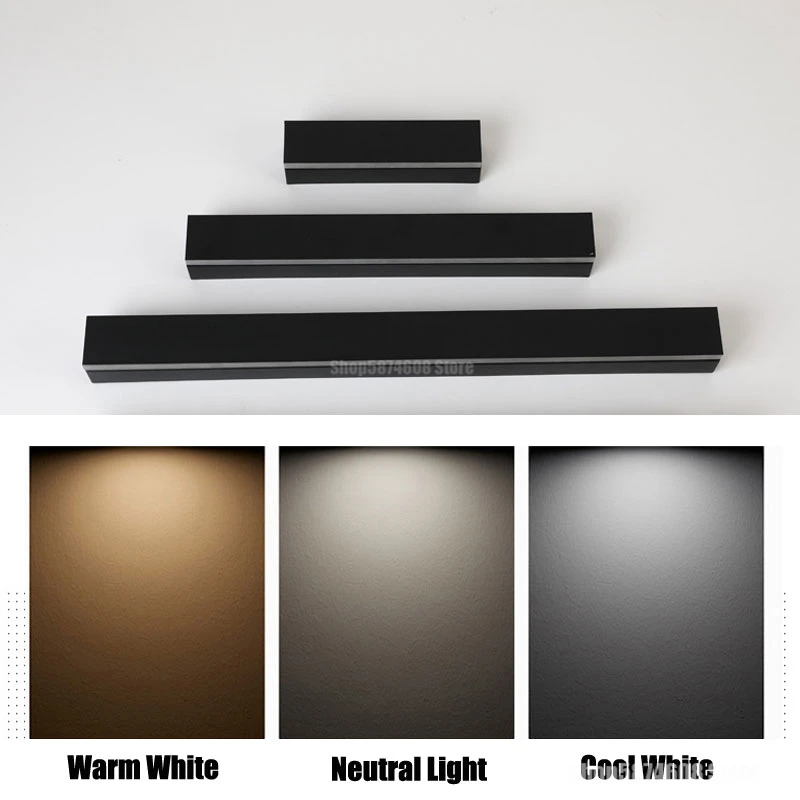 Современный светодиодный настенный светильник скандинавские длинные полосы