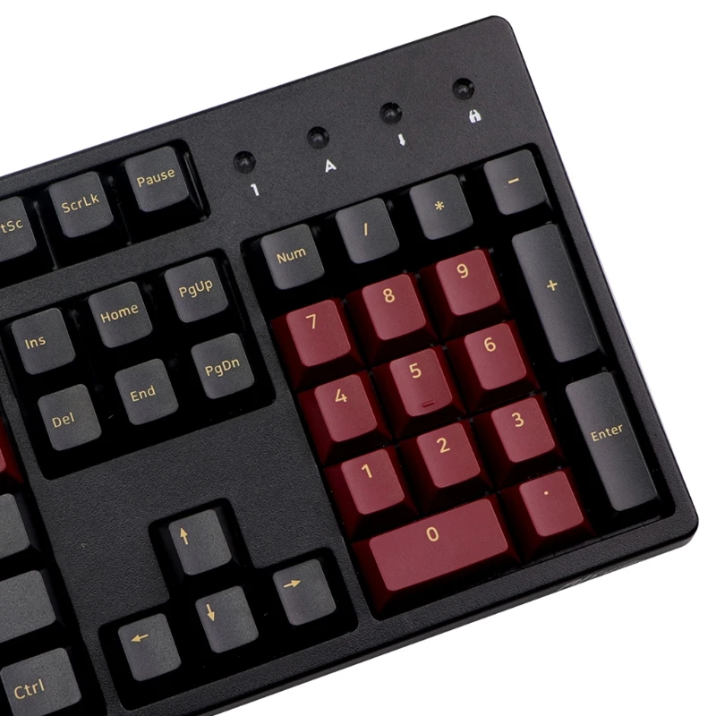 

160 KEYS Cherry Profile Red Samurai Keycap Double Shot Thick PBT Keycaps For MX Switch Mechanical Keyboard Keycap