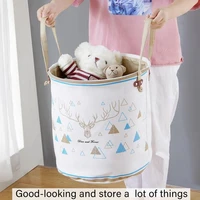 large eva storage bucket fabric dirty clothes basket folding home laundry basket toy sundries storage basket