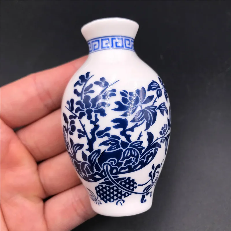 3d керамическая ваза в китайском стиле голубой и белый фарфор набор для