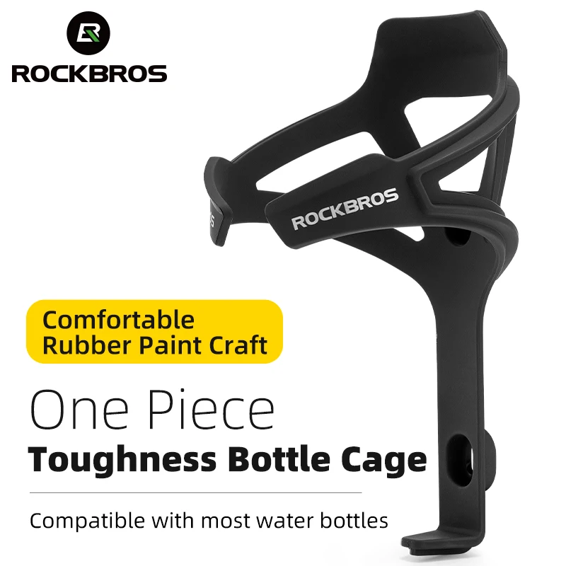 

ROCKBROS Bicycle Water Bottle Cage PC MTB Road Cycling Bottle Cage Toughness Integrally Molded Bike Water Bottle Holder