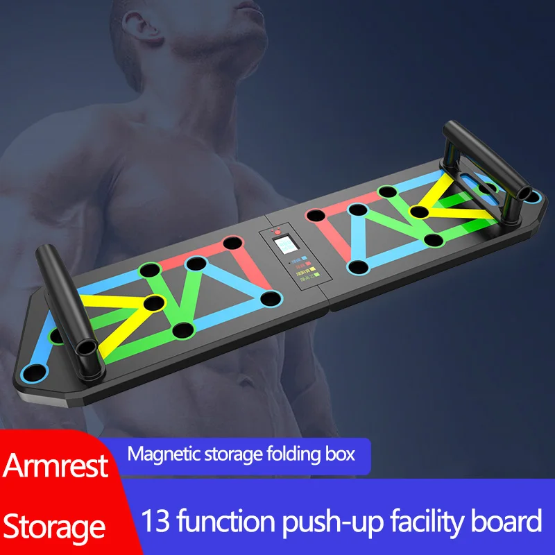 

13 In 1 Electronic Counting Push-up Board Multi-function Push-up Rack Aid Muscle Exercise Gym Fitness Exercise Equipment