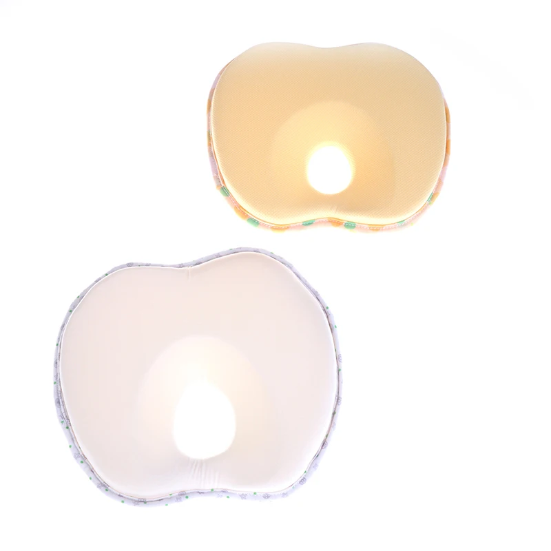 

Newborn Infant Anti Roll Pillow Flat Head Apple Shaped Neck Protect Baby Crib Pillow New