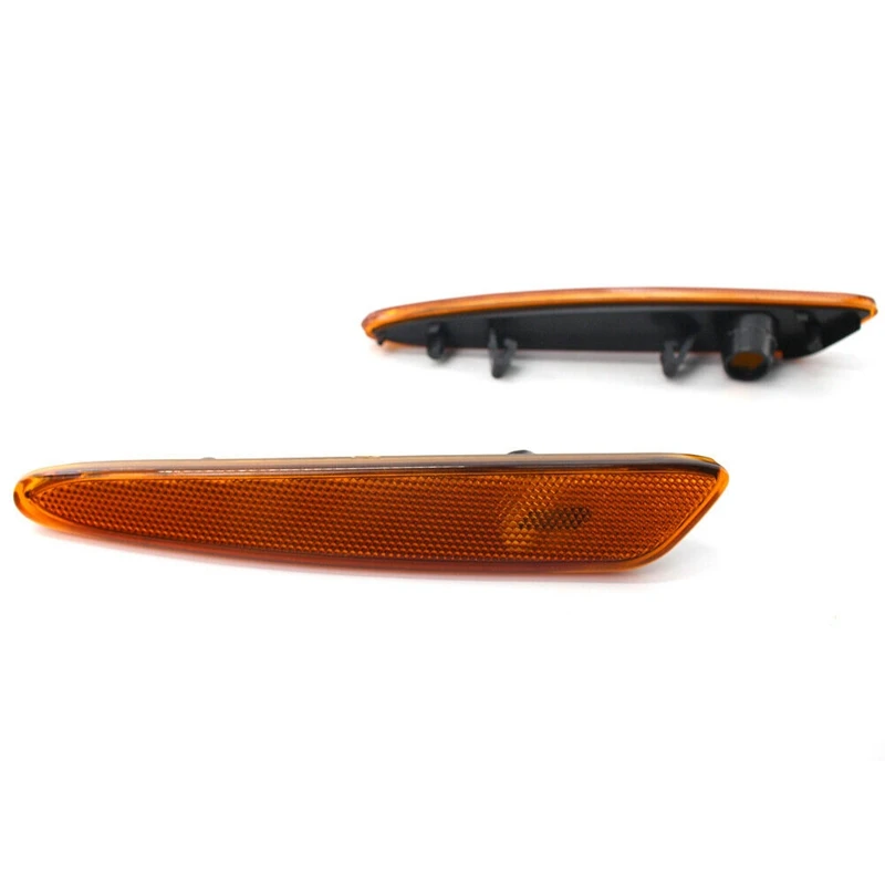 

Car Front L&R Side Marker Light Amber for Chevrolet Corvette C6 2007 GM2551196 GM2550196 2005-2012