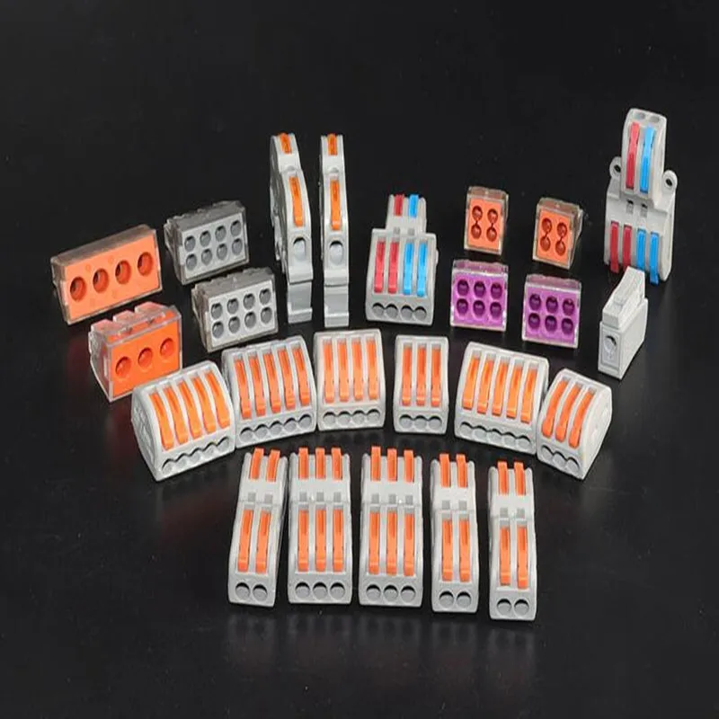 

10pcs Universal Wiring Wire Connector Terminal Luminaire terminal connector Wire connector press-on quick-on plug-in wire