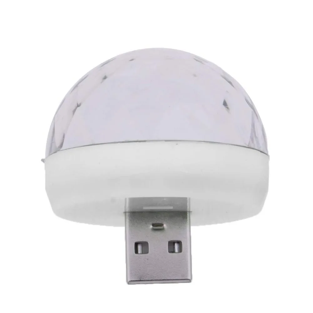 Мини USB led вечерние светильник s портативный хрустальный волшебный шар для дома