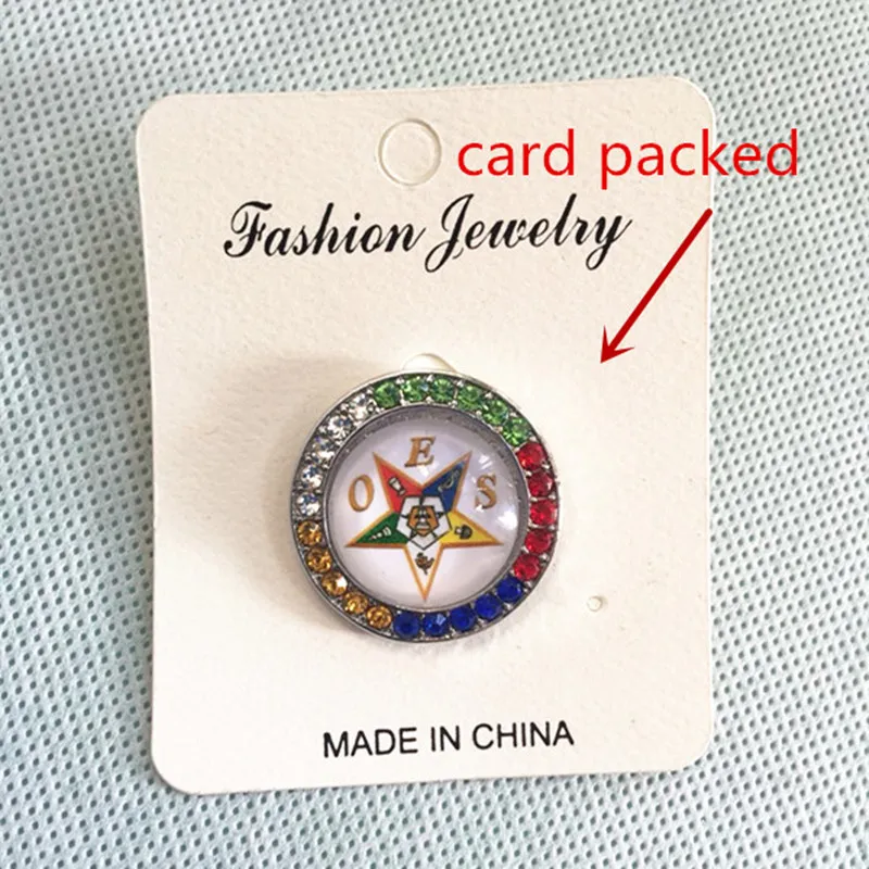 Горячая ZPHIB crest Круглый с украшением в виде кристаллов брошь застежкой 28 мм пальто