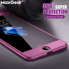 Защитный чехол для iPhone 11 Pro Max, XS, X, XR, 7, 8 Plus, 6, 6S, 5, 360, SE 2, 5S, противоударный, с полным покрытием, стекло 2020