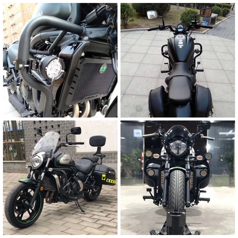 Передняя фара мотоцикла для KAWASAKI Vulcan S 650 VN650 EN650 s650 2015 2016 2017 2018 2019 2020 черный бампер
