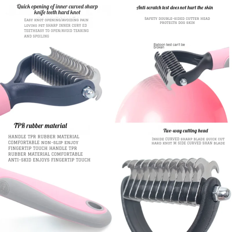 Инструмент для ухода за домашними животными расческа удаления волос собак кошек