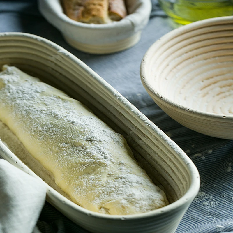 Ротанговая корзина для брожения разных форм загородного хлеба багета теста Banneton