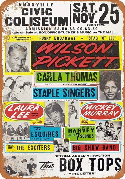 

Картина Вильсона в ноксвиле, жестяная вывеска, художественное настенное украшение,