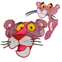 cartoon animal tiger embroidery patches sequins patch badges clothing accessories wholesale patches clothing accessories