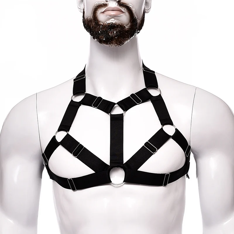 

Мужские ремни на шею и грудь, с вырезами