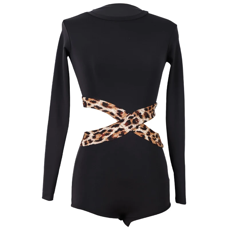 

Female Latin Dance Tops Long Sleeve Sexy Practice Jumpsuit Professional Ballroom Dance Shirt Rumba Tango Dance Costumes DWY5050