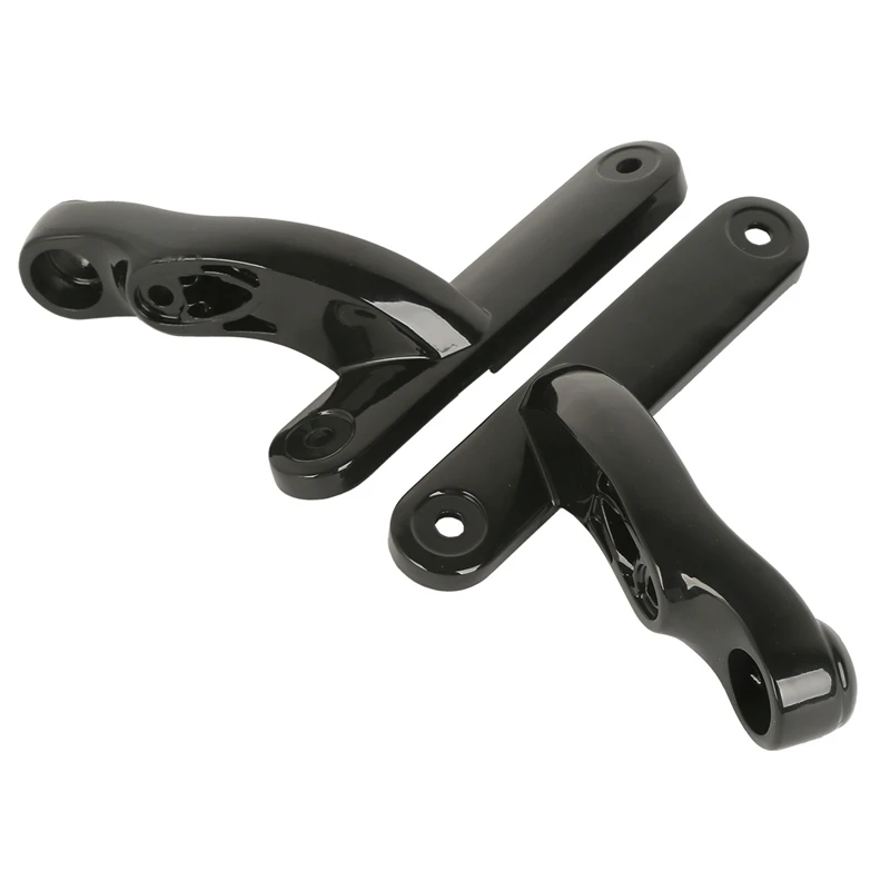 Черные хромированные вспомогательные кронштейны для освещения Harley Trike FLHXXX CVO Street