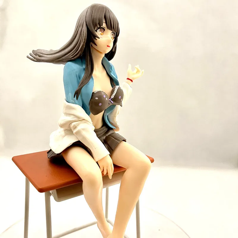 

Масштабная Аниме Сексуальная девушка Daiki kougyou My Girl Friend Ran Senpai ПВХ экшн-фигурка игрушка для взрослых колледжа модели куклы Подарки 25 см