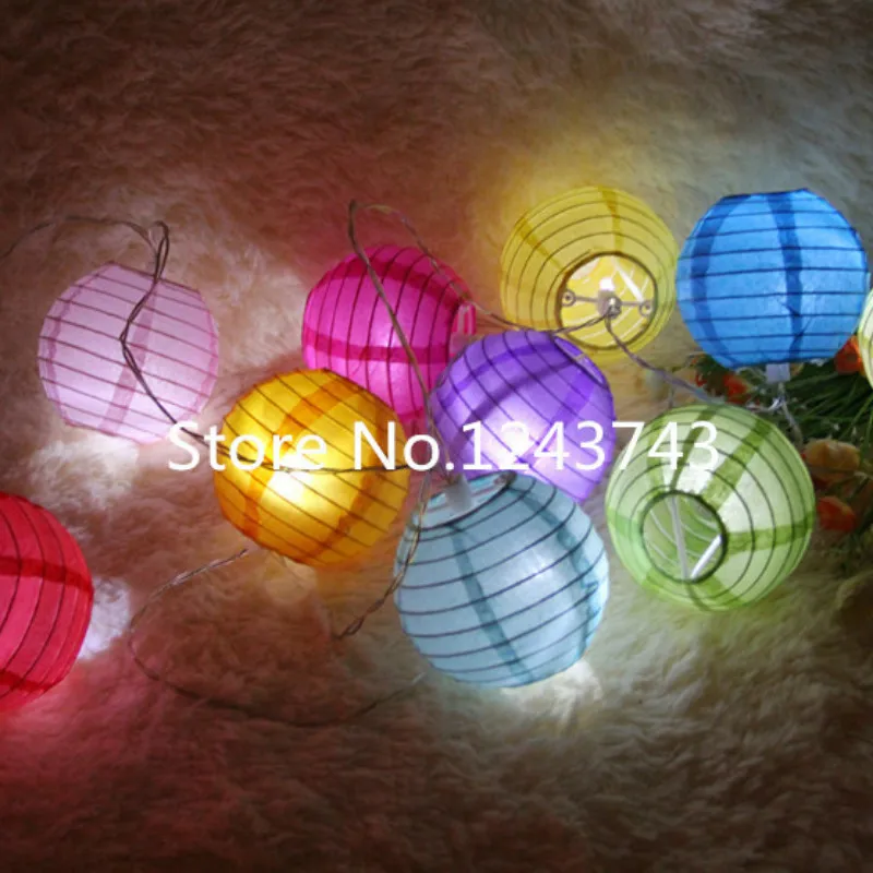 Вечерние Decorations24pcs 7 5 см (3 дюйма) китайский круглый маленький Шелковый фонарь