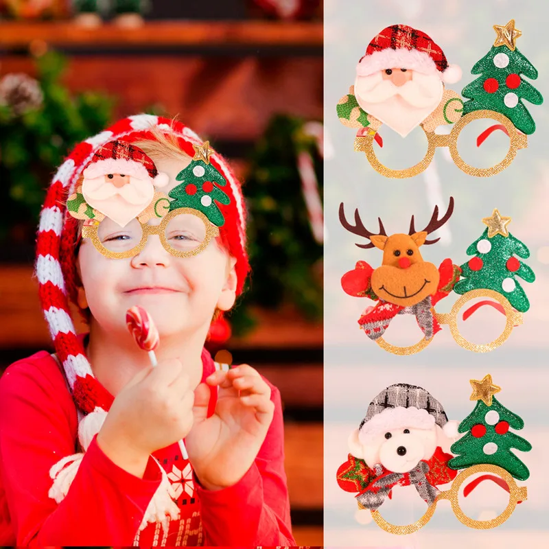 Christmas Santa Claus Snowman Necklace Snowflake Eardrop Decoration For Home Gifts Cristmas Happy New Year | Дом и сад