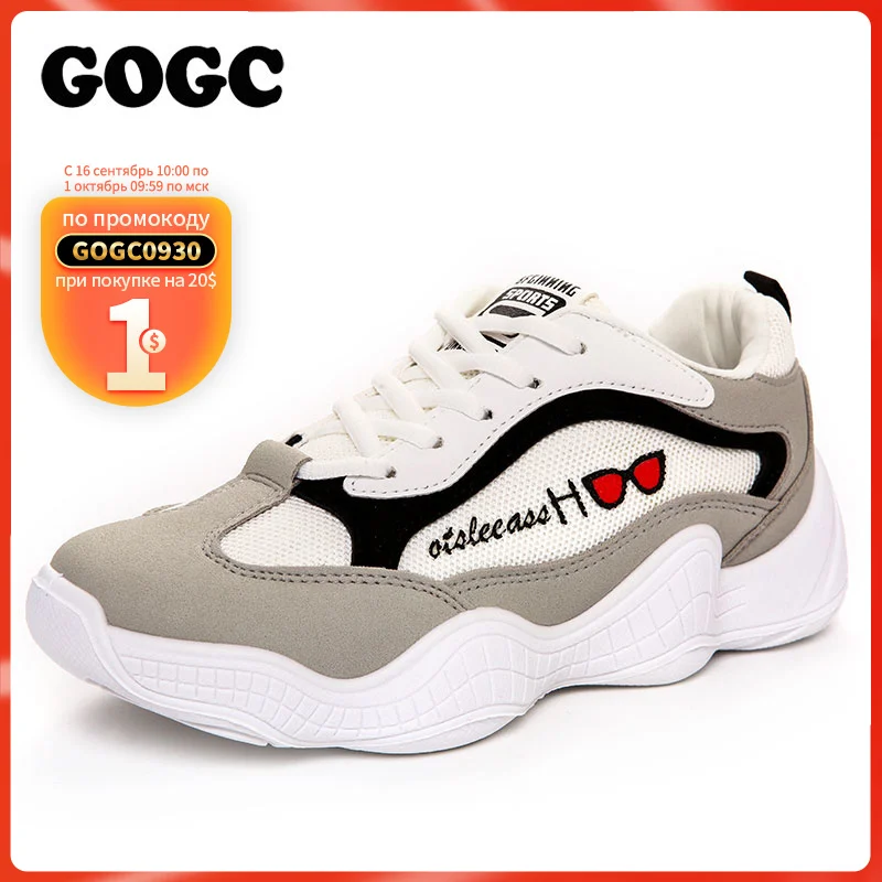 Женские теннисные кроссовки GOGC на плоской подошве Спортивная повседневная обувь