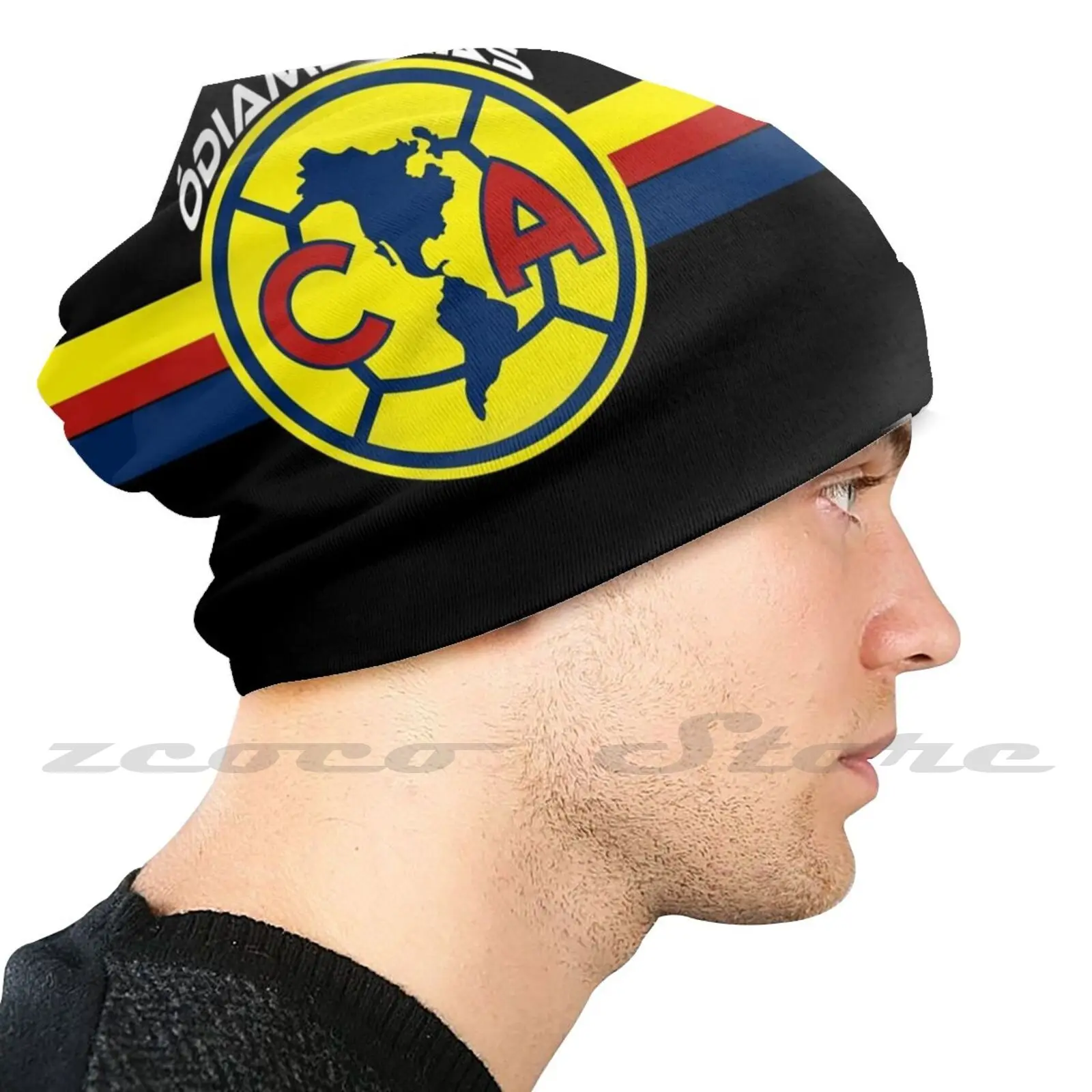 Маска для лица Aguilas Del America-Mascarilla America Odiame Mas вязаные шапки с индивидуальным