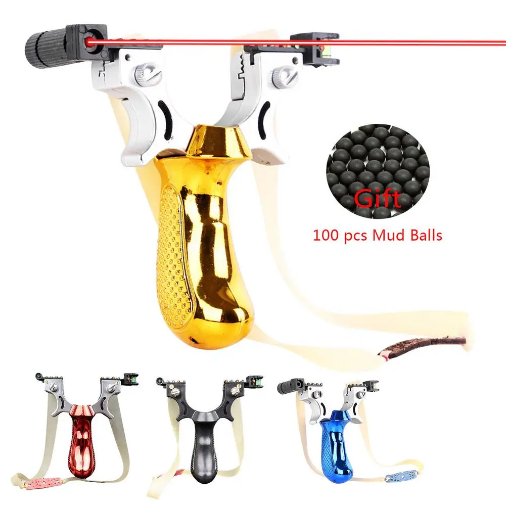 

Rubber Band Laser Precision Slingshot Quick Installation Widely Used Perfect Gift for outdoor toys Entertainment games