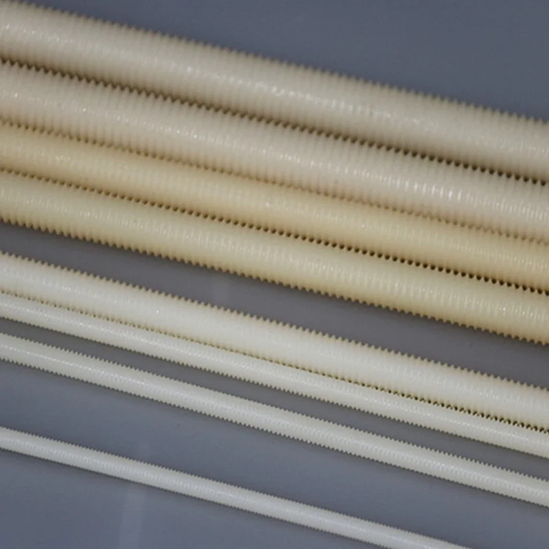 

White Nylon M4/M5/M6/M8/M10/M12/M16/M20 Threaded Rod
